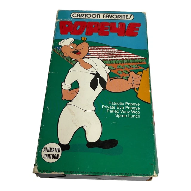 POPEYE CARTOON FAVORITES Vintage Collectible Vhs Tape 1991 5.85 PicClick